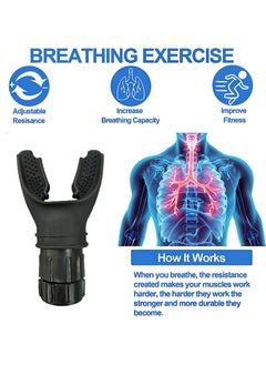 Aikanbo Lung Breathing Training Device，Air Therapy Device，Improve Physique，Adjustable Exercise Trainer for Fitness Training，Easy to Use，Suitable for Daily Care and Exercise  - Image 2