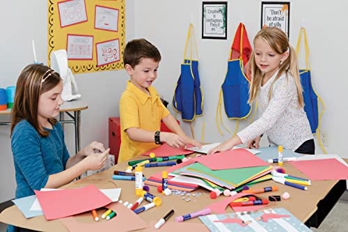 Prang (Formerly SunWorks) Smart-Stack Construction Paper, 11 Assorted Colors, 9" x 12", 300 Sheets - Image 4