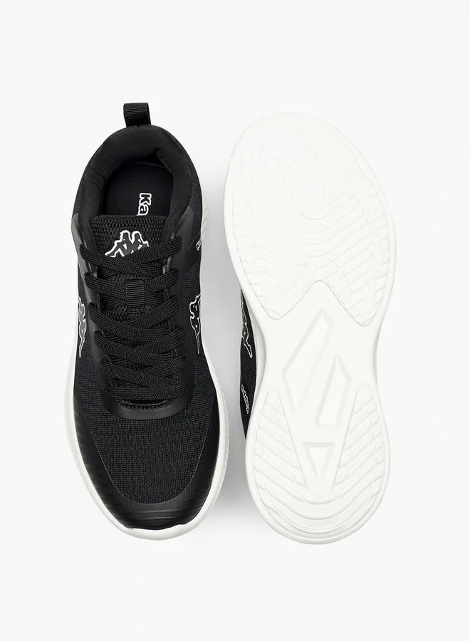 Kappa Women's Textured Sports Shoes with Lace-Up Closure
