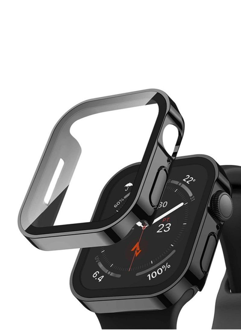 Generic - Case Compatible with Apple Watch 41mm Series 8/ 7/9 with Built-in Tempered Glass Screen Protector, Full Coverage Hard PC Ultra-Thin Protective Cover for iWatch - Image 1