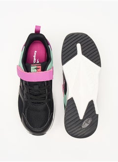 kangaROOS Girls' Colourblock Sports Shoes with Hook and Loop Closure  - Image 4