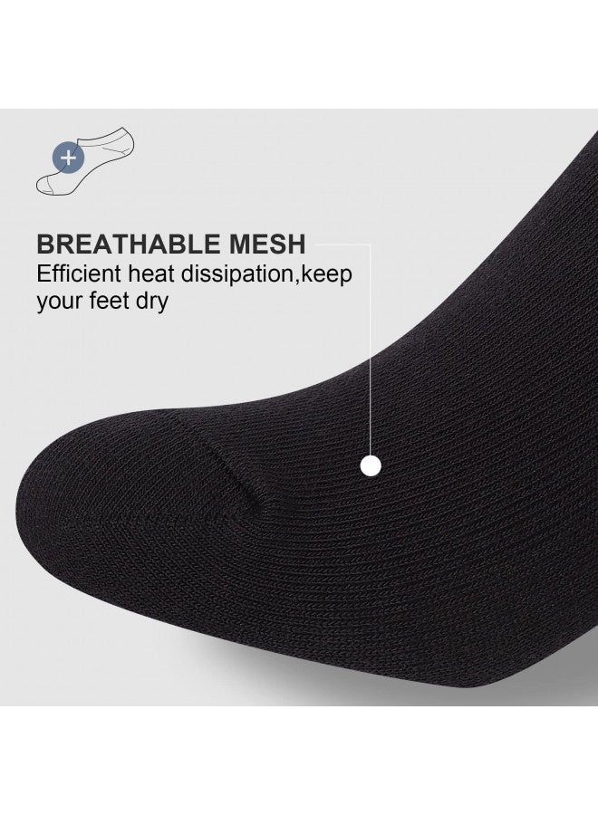 wernies No Show Men Socks, Low Cut Ankle Sock, Men Short Socks Casual Cotton Socks Size 6-10 - Image 2