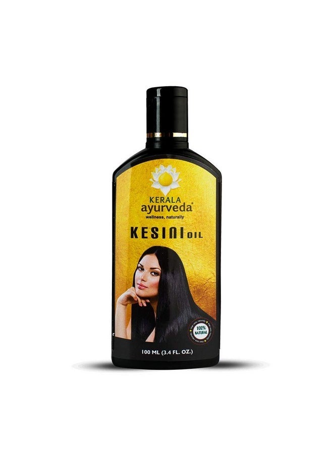 Kerala Ayurveda Kerala Ayurveda Kesini Oil- Herbal Hair Oil Enriched with Amla and Bacopa - Revitalises Scalp, Maintains Natural Color & Texture of Hair, 3.38 Fl Oz  - Image 1