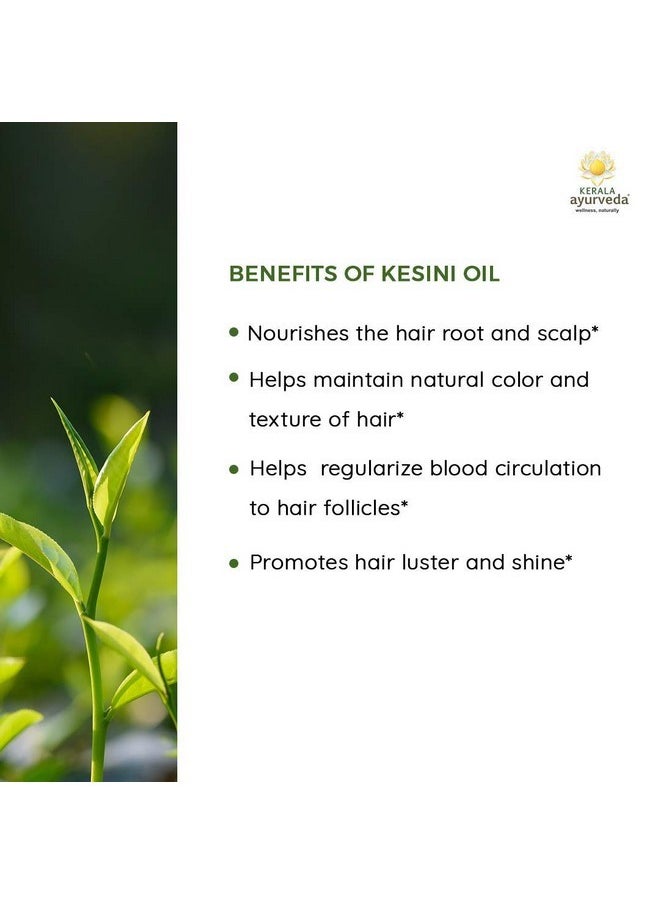 Kerala Ayurveda Kerala Ayurveda Kesini Oil- Herbal Hair Oil Enriched with Amla and Bacopa - Revitalises Scalp, Maintains Natural Color & Texture of Hair, 3.38 Fl Oz  - Image 5