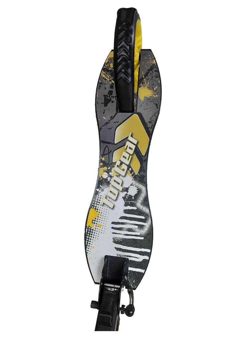 Top Gear Kick Scooter TG 9020 for Kids Ages 5+ with Weight Capacity 60kgs Foldable - 2 Wheels Scooter and Adjustble Height - Yellow - Image 4