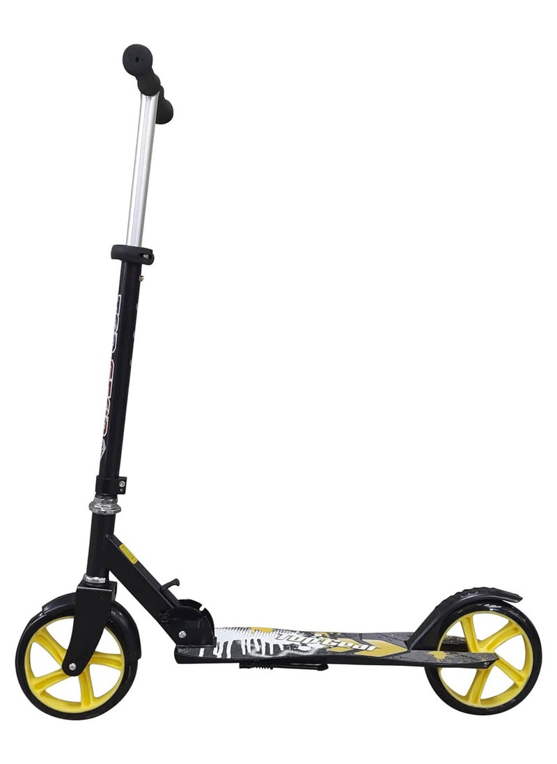 Top Gear Kick Scooter TG 9020 for Kids Ages 5+ with Weight Capacity 60kgs Foldable - 2 Wheels Scooter and Adjustble Height - Yellow - Image 3