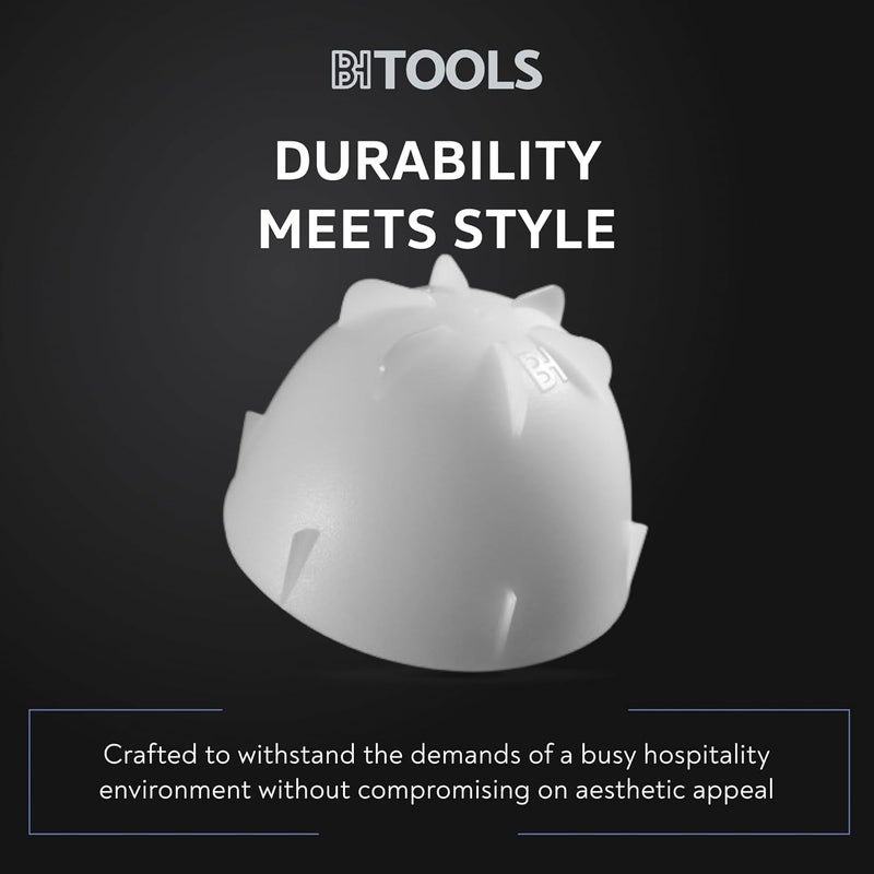 BARISTA HUSTLE White Coffee Cupping Bowls 200ml  Stackable HeatPreserving Cups  Premium Material Ideal for Coffee Tasting HighDensity Polyethylene for Zero Taste Interference  Set of 24 - Image 3