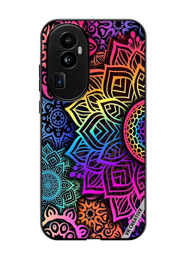 VR CREATIVE Protective Case Cover For Oppo Reno 10 Pro Plus Mandala Design Multicolour - Image 1