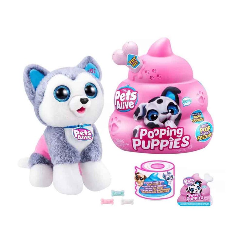 Pets Alive S1 Pooping Puppies Mystery Interactive Plush Toy - Image 1