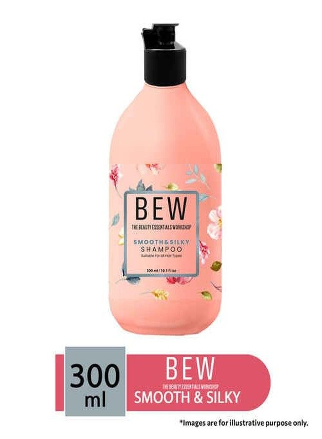 BEW Smooth & Silky Shampoo, 300 ml, Floral Aroma - Image 2