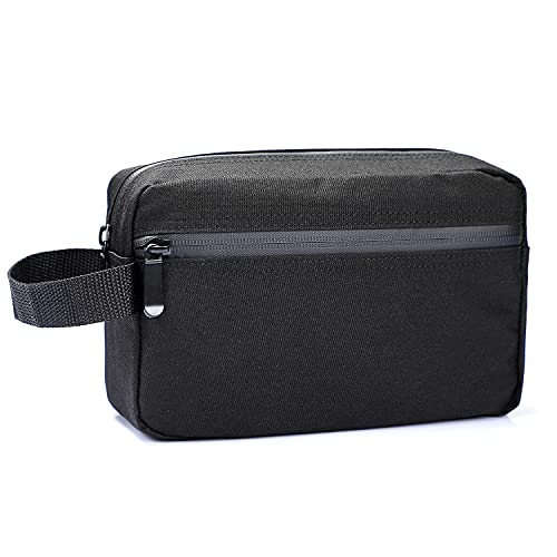 Etercycle Toiletry Bag for Men, Portable Travel Toiletry Organizer Bag,Shaving Bag for Toiletries Accessories (Black) - Image 1