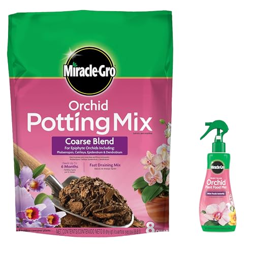 Miracle-Gro Orchid Care Bundle, Includes Potting Mix and Plant Food Mist, For Indoor and Outdoor Container Orchids - Image 1