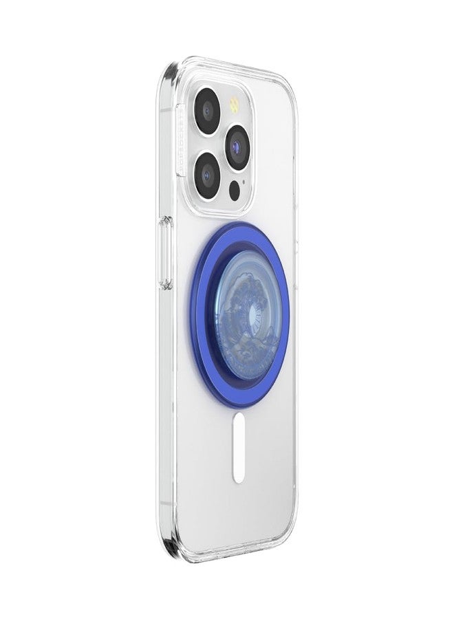 PopSockets Phone Grip with Expanding Kickstand, Adhesive Grip - Magsafe Translucent Ocean - Image 2