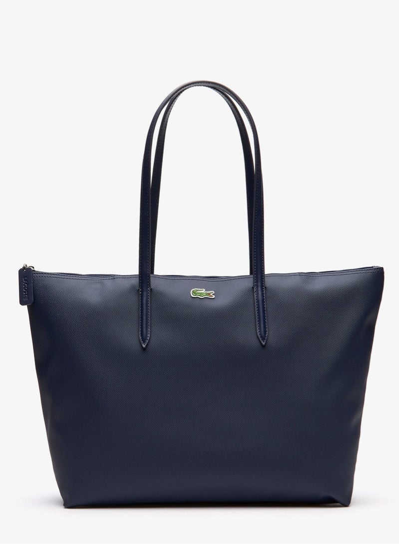 لاكوست أزياء لاكوست النسائية مفهوم متعدد الاستخدامات سعة كبيرة حجم كبير سحابة اليد حقيبة حقيبة حقيبة كبيرة كبيرة - Image 1