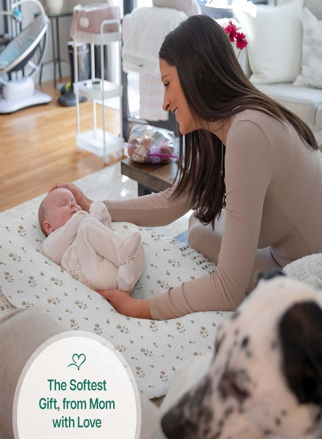 MiFlor Mi Flor Muslin Baby Lounger Cover 30.7"x20" – Snug Fit for Snuggle Me Organic Infant Lounger – Ultra Soft, Breathable, CPC Certified, Non-Shrink - Image 3