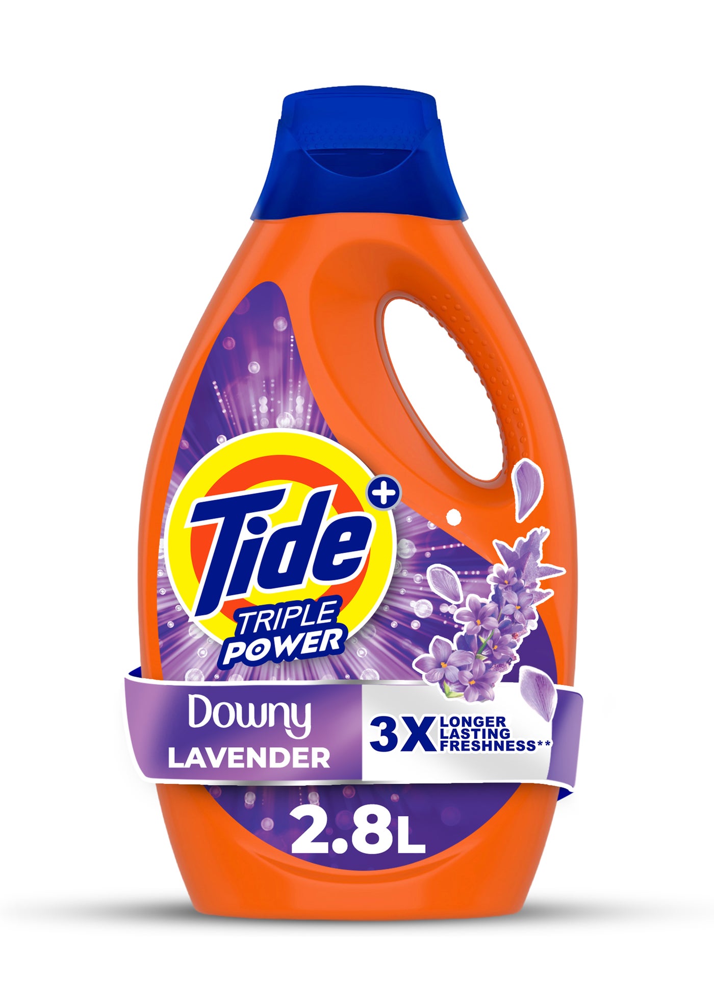 Tide Triple Power With A Touch Of Downy Lavender Liquid Detergent