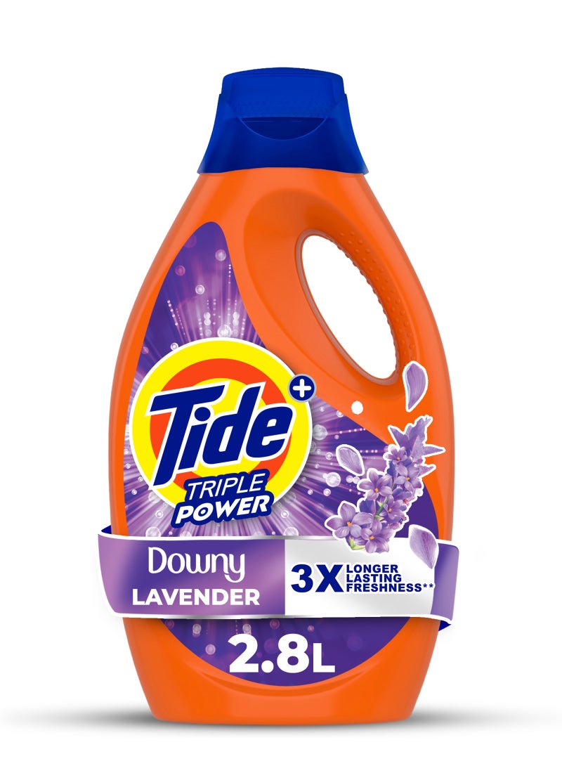 Tide Triple Power With A Touch Of Downy Lavender Liquid Detergent - Image 1
