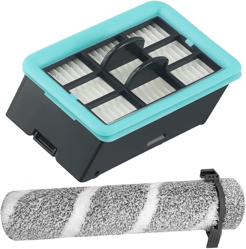 Replacement Roller Brush and Washable Filter for 4157 4111A 4109 4088 Floor Scrubber 2 Pcs - Image 5