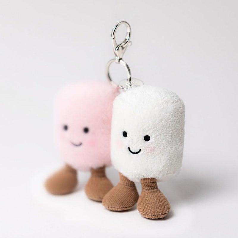 Jellycat Amuseables Marshmallow Keychain Set, 3.5-inch (8.9 cm) - Plush Food Keyring - Perfect Gift - Image 4