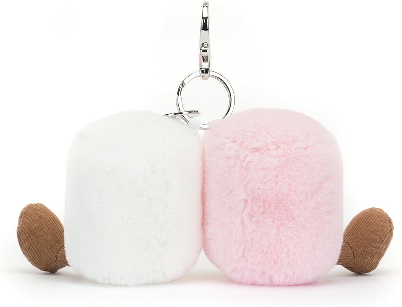 Jellycat Amuseables Marshmallow Keychain Set, 3.5-inch (8.9 cm) - Plush Food Keyring - Perfect Gift - Image 3
