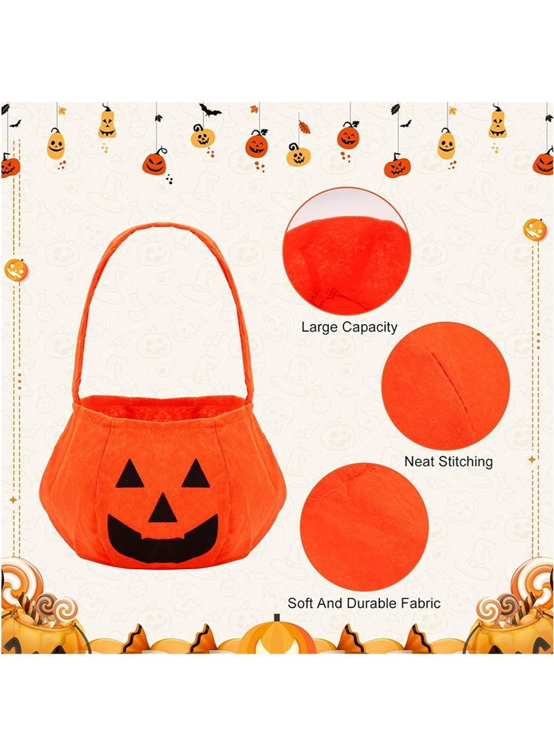 TAPIT 6PCS Halloween Pumpkin Tote Bag Non Woven 3D Candy Bag Ghost Festival Party Candy Bag Decoration Halloween Gift Bag Props  - Image 4