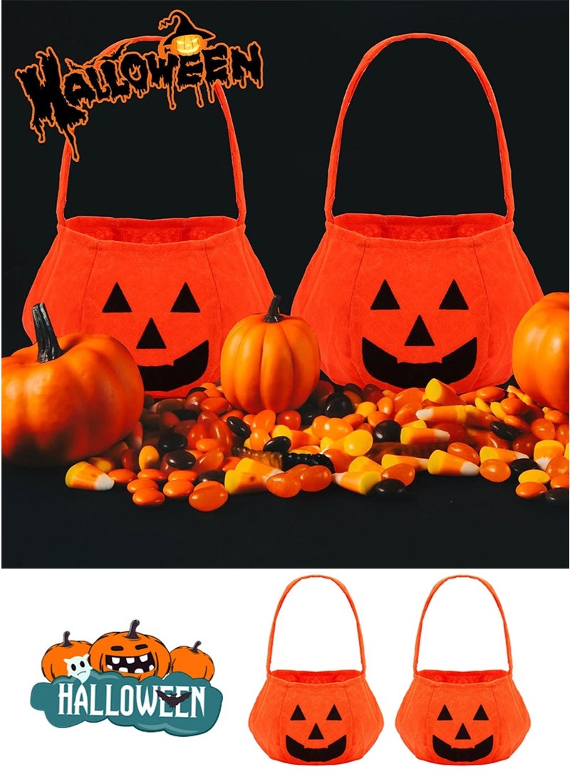 TAPIT 6PCS Halloween Pumpkin Tote Bag Non Woven 3D Candy Bag Ghost Festival Party Candy Bag Decoration Halloween Gift Bag Props  - Image 3