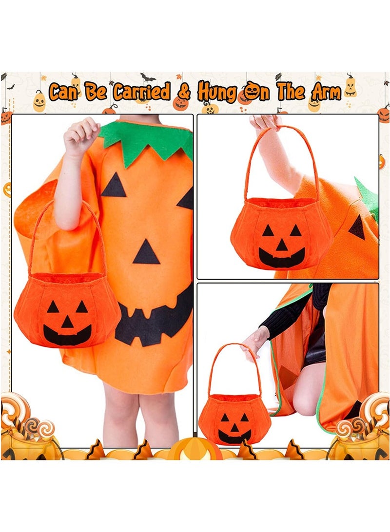 TAPIT 6PCS Halloween Pumpkin Tote Bag Non Woven 3D Candy Bag Ghost Festival Party Candy Bag Decoration Halloween Gift Bag Props  - Image 5