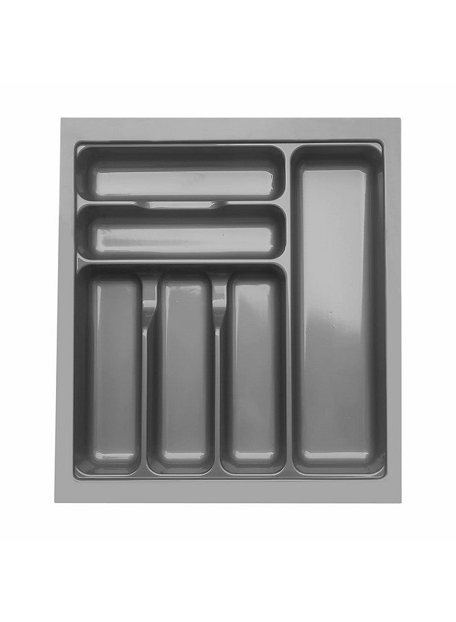 LEVON Cutlery Tray For Kitchen Drawer,cutlery Stationery Organizer, Moduler Kitchen Basket, Grey, (15 X 19 Inch) - Image 1