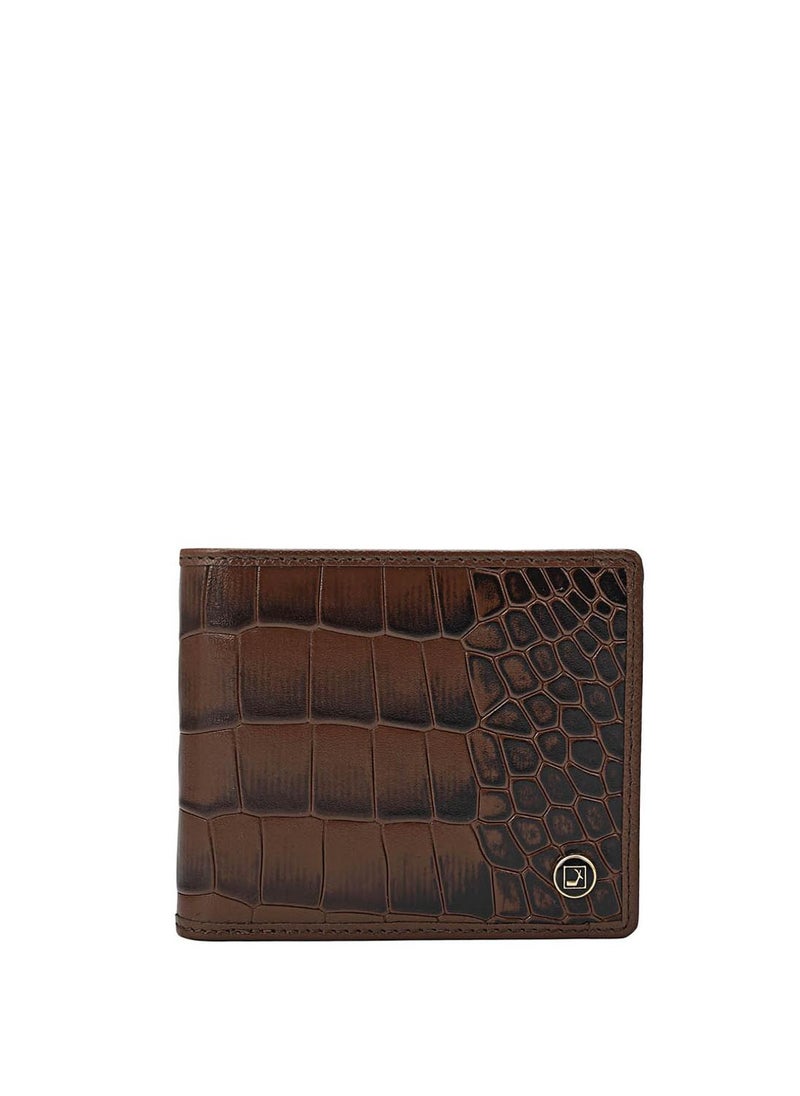 Da Milano Genuine Leather Brown Mens Wallet - Image 1