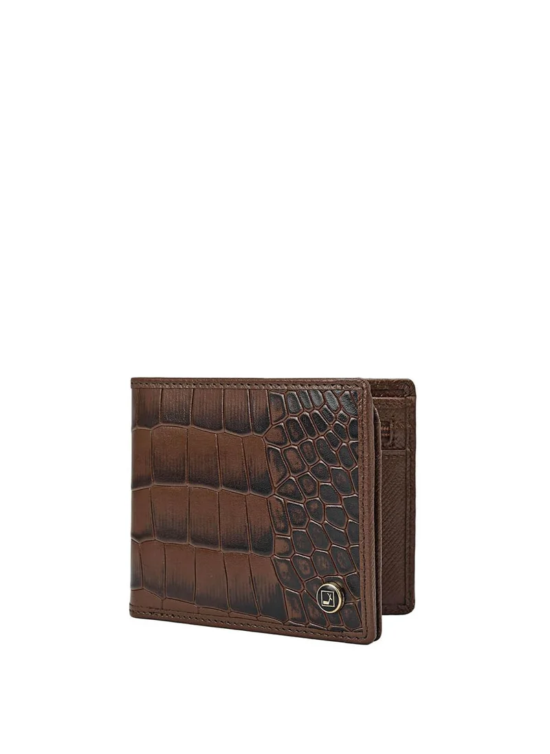 Da Milano Genuine Leather Brown Mens Wallet