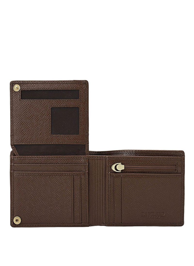 Da Milano Genuine Leather Brown Mens Wallet - Image 4