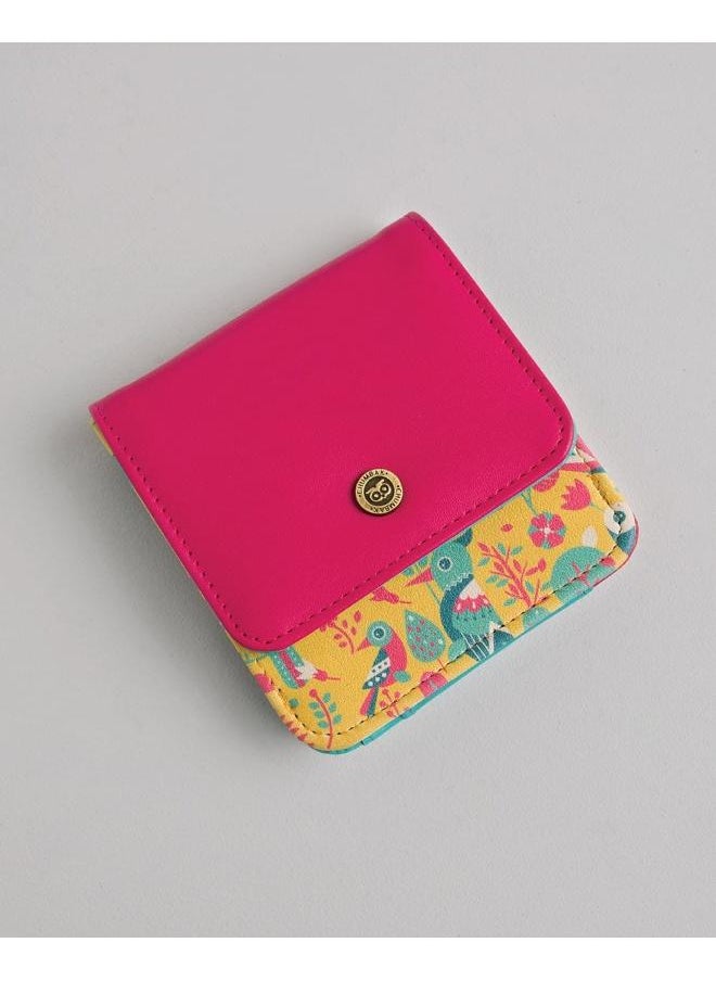 Chumbak Tropical Birdie Wallet - Pink  - Image 1