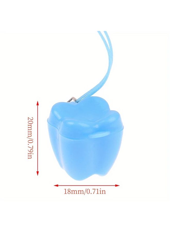 50pcs Colorful Tooth Shape Milk Teeth Storage Boxes Assorted Colors Durable Keepsake Gift - Image 4