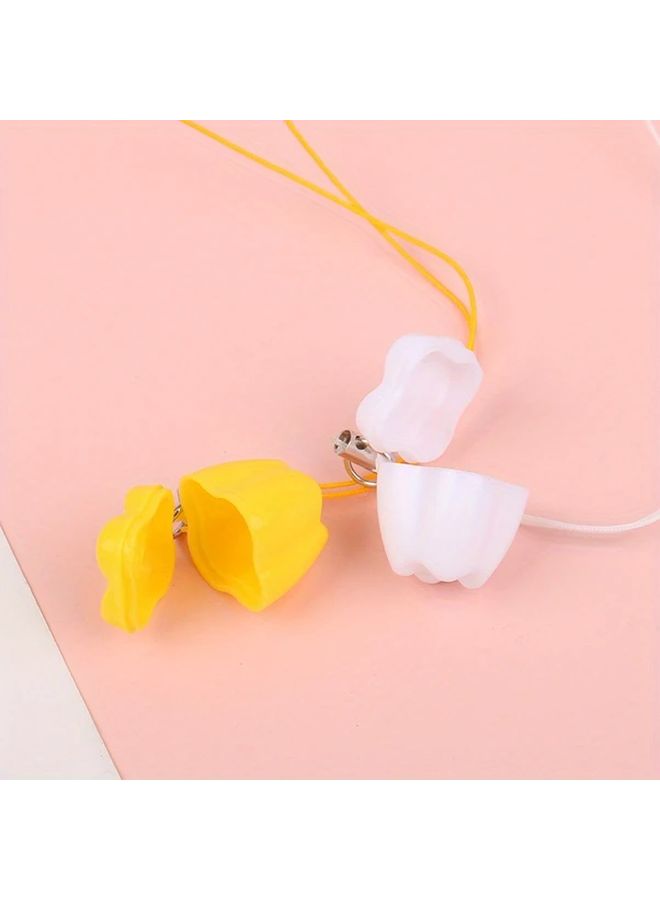 50pcs Colorful Tooth Shape Milk Teeth Storage Boxes Assorted Colors Durable Keepsake Gift - Image 3