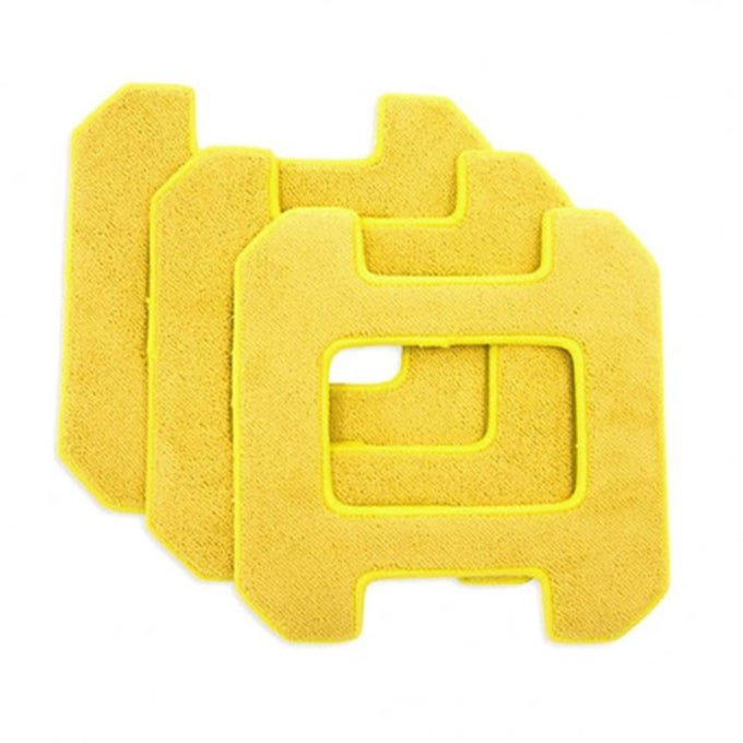 SPARE CLEANING CLOTHS FOR WET CLEANING MADE OF MICROFIBER FOR 268288298 YELLOW SET OF 3 PIECES