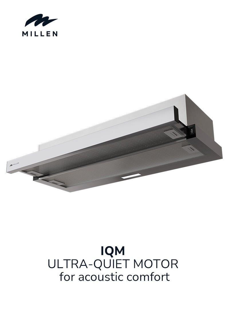 MILLEN - 90 cm Slide-Out Range Hood – 3 Years Warranty, Filters Included - Image 1