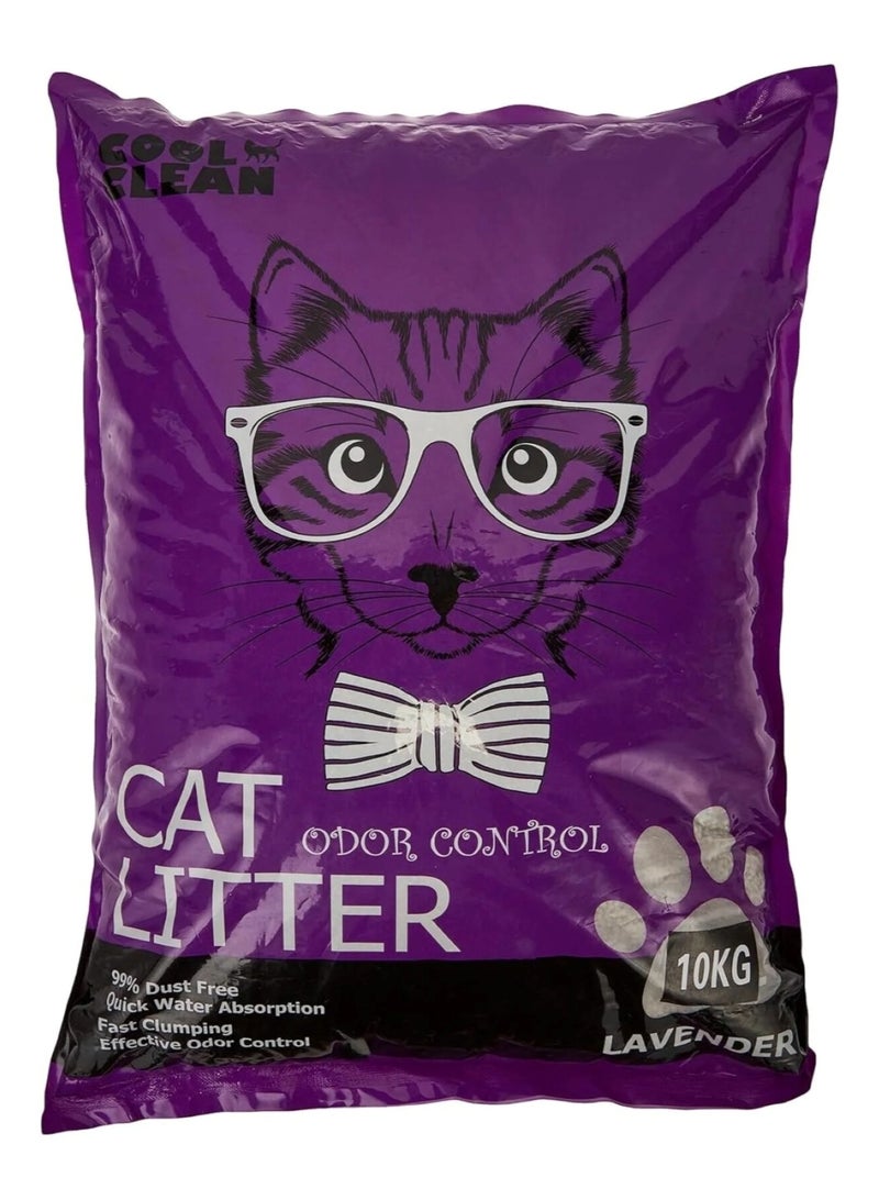 رمل قطط كول كلين كلومب برائحة اللافندر، ١٠ كجم - Image 1
