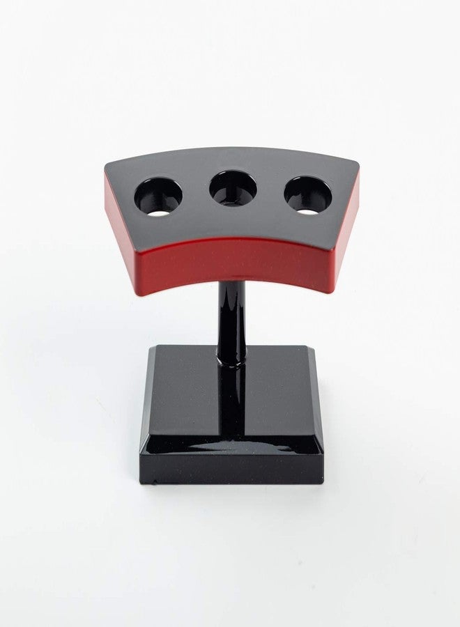 ASIAN HOME Japanese Style Temaki Sushi Roll Holder With Three Compartments Holes, Kitchen Dining Decor Display Stand, Restaurant Supply Serveware (7" x 3.25" x 3.5") - Image 3