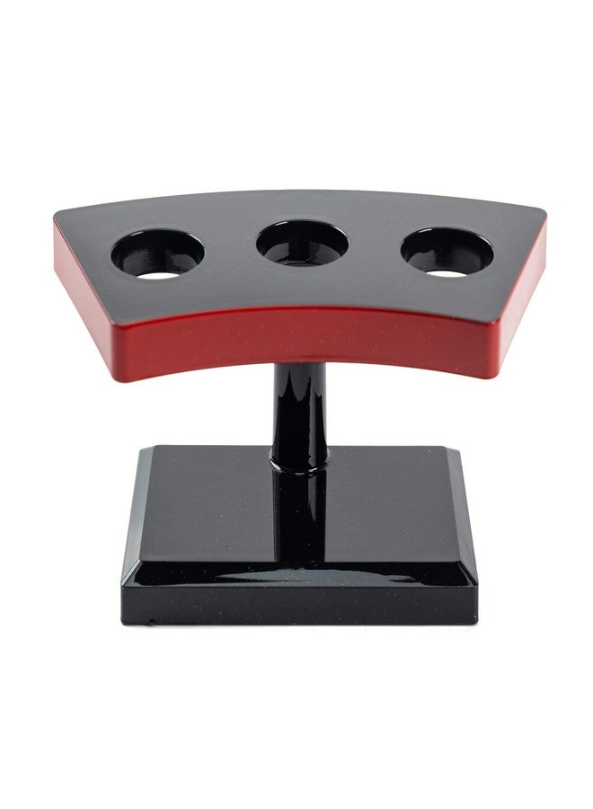 ASIAN HOME Japanese Style Temaki Sushi Roll Holder With Three Compartments Holes, Kitchen Dining Decor Display Stand, Restaurant Supply Serveware (7" x 3.25" x 3.5") - Image 2