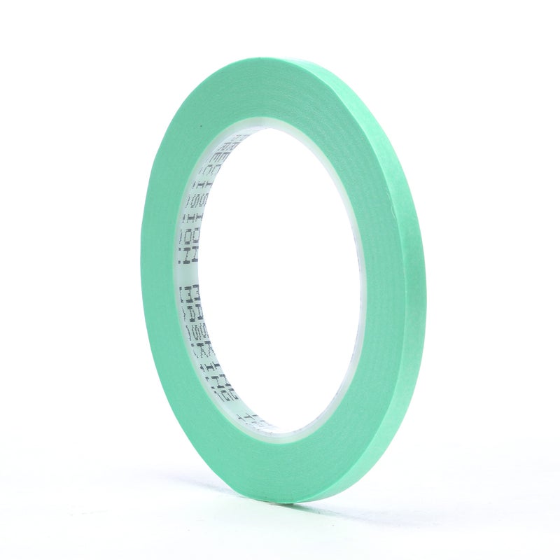 3M Precision Masking tape, 06525, 1/4" x 60 yds, Crisp, Sharp Lines for Automotive Paint Masking, 1 Roll - Image 5