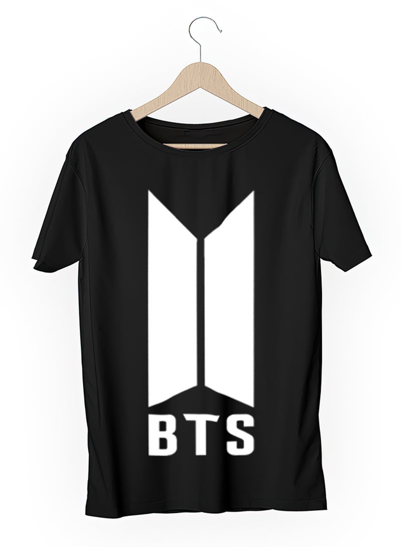 عالم الموضة تيشرت قطن بطباعة عالية الجودة بتصميم شعار BTS - Image 3