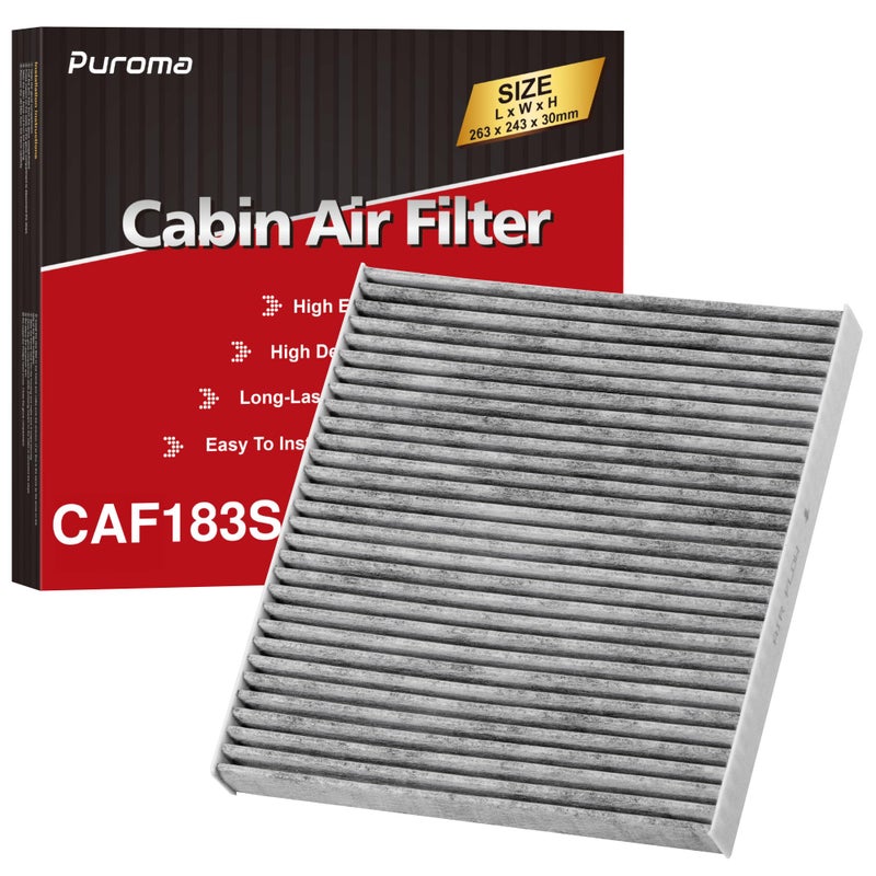 Puroma Cabin Air Filter with Activated Carbon Replacement for CF11183 CP183 6040C Dodge Durango Jeep Grand Cherokee Grand Cherokee WK - Image 3