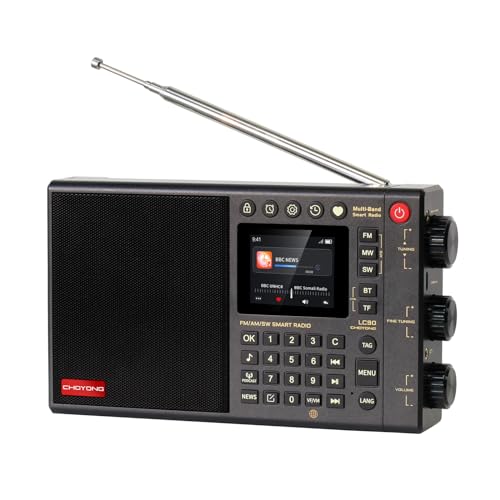 CHOYONG LC90 Multi-Band Smart Internet Radio Portable AM/FM, Longwave and Shortwave Radio with WiFi/4G, Bluetooth, TF Card，Portable Shortwave Receiver with SSB,choyoung Radio - Image 1