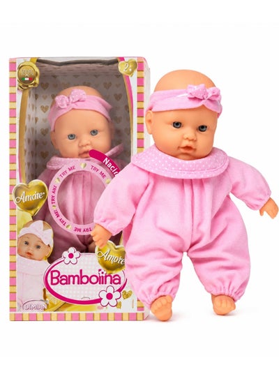 Bambolina Amore 26Cm Soft Doll With Baby Sounds