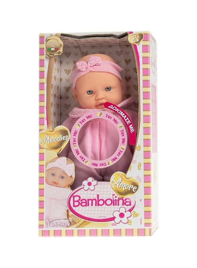 Bambolina Amore 26Cm Soft Doll With Baby Sounds - Image 2
