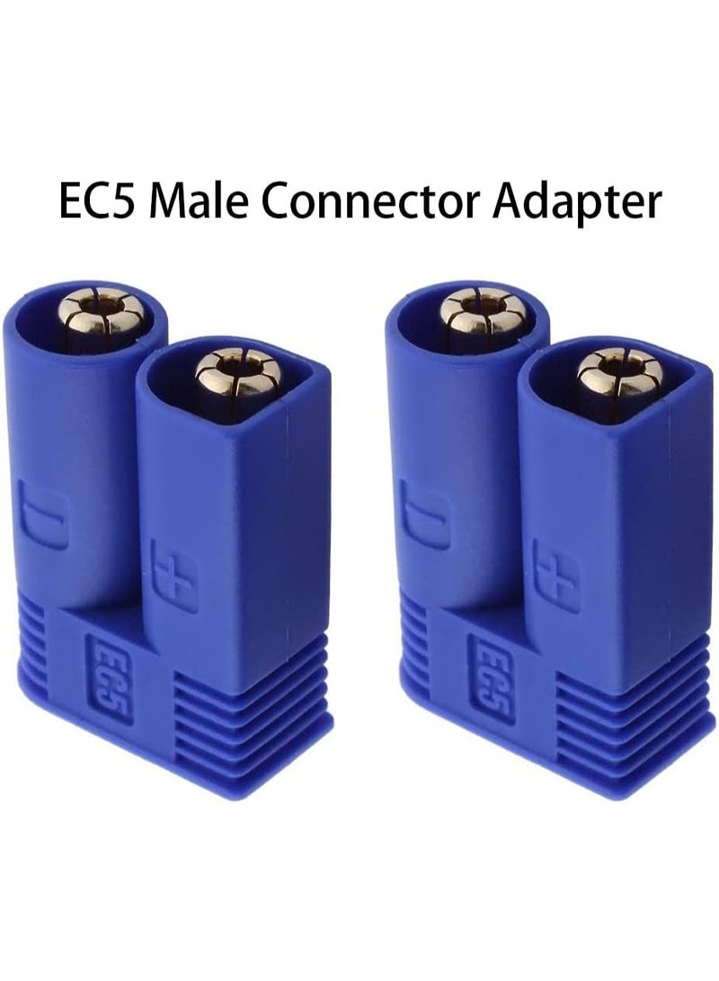 10 أزواج EC5 موصل المقابس ذكر أنثى 5.0 مم موز المقابس موصلات الذهب الرصاصة موصل ل RC ESC LIPO جهاز البطارية المحرك الكهربائي - Image 3