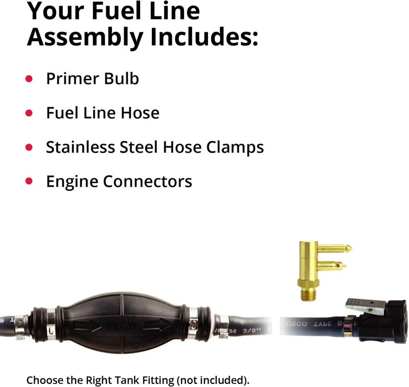 SeaSense Mercury Fuel Line Assembly with Carb Hose and Primer - Image 3