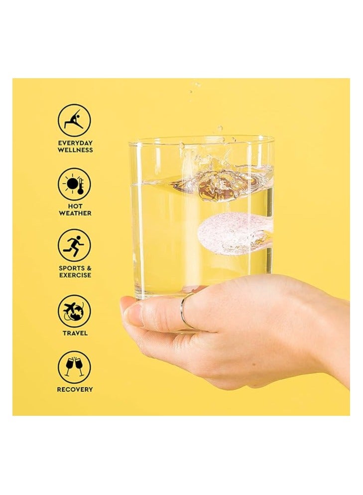 O.R.S Hydration Tablets with Electrolytes for Rehydration, Wellness, Travel, Sports & Recovery | Vegan, Gluten-Free & Low-Calorie Electrolyte Tablets with Natural Lemon Flavour, 12 Tablets - Image 2