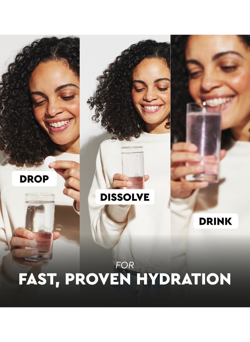 O.R.S Hydration Tablets with Electrolytes for Rehydration, Wellness, Travel, Sports & Recovery | Vegan, Gluten-Free & Low-Calorie Electrolyte Tablets with Natural Lemon Flavour, 12 Tablets - Image 5