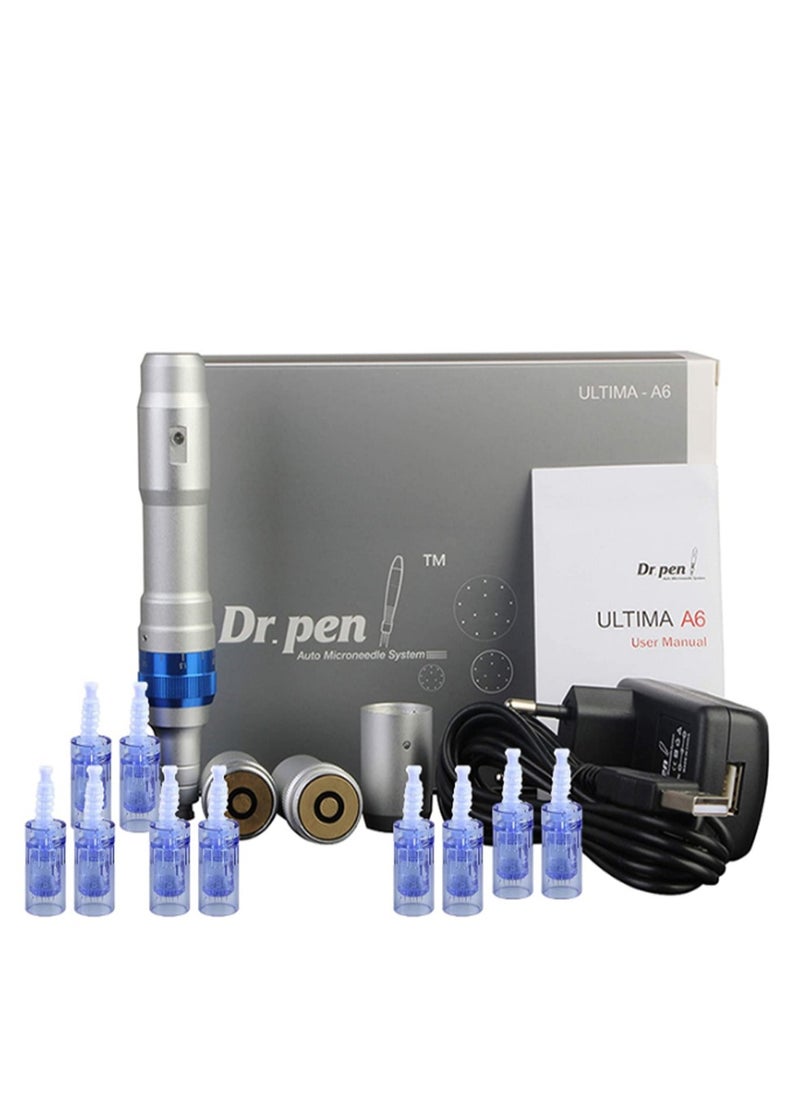 Dr.pen Wireless Derma Pen A6 with 10pcs 12pin Needle  - Image 1